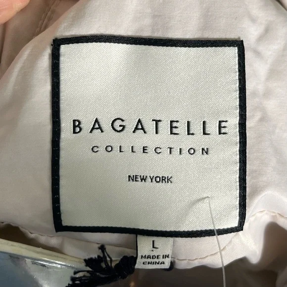 Bagatelle Collection Women’s Tan Trench Coat Size Large - Picture 4 of 7